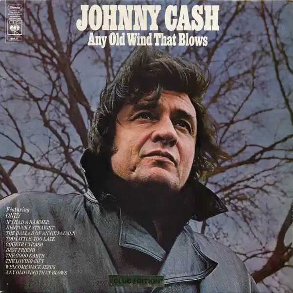 One Day Deal Johnny Cash : Any Old Wind That Blows LP, Album (VG+ / VG+) - Dig Vinyl