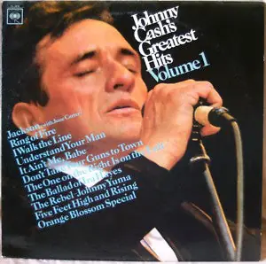 Johnny Cash : Greatest Hits Volume 1 LP, Comp (VG+ / VG+) - Dig Vinyl Warranty Included
