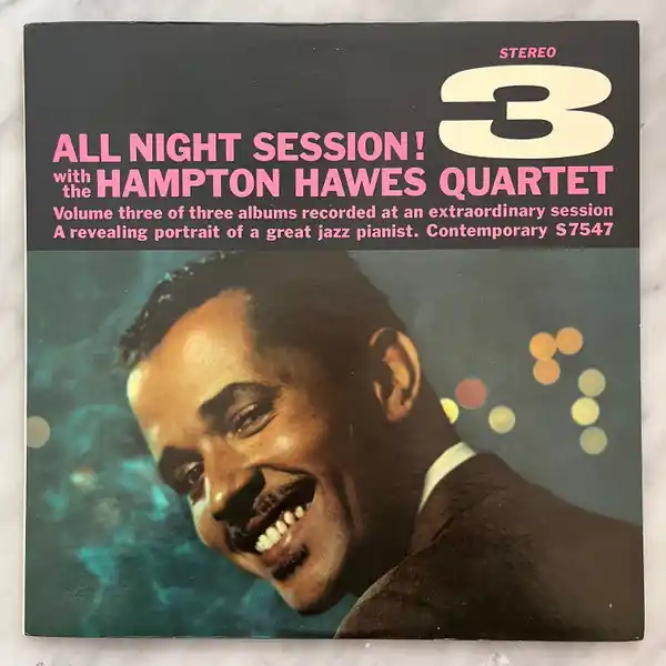Hampton Hawes Quartet : All Night Session, Vol. 3 LP, Album, RP (VG+ / VG+) - Dig Vinyl Seasonal Sale
