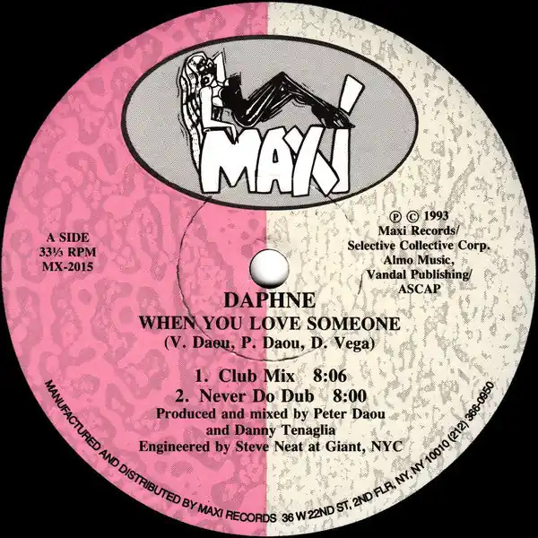 Buy Direct Daphne : When You Love Someone 12" (VG+ / Generic) - Dig Vinyl