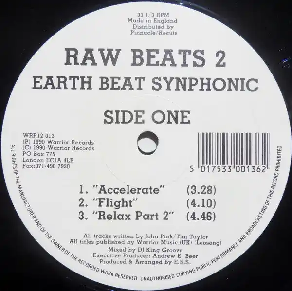 Save Now Earth Beat Synphonic / The Movement : Raw Beats 2 12" (VG / Generic) - Dig Vinyl