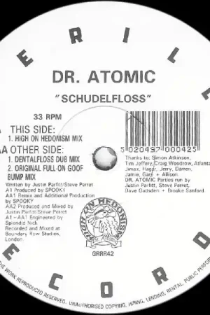 Dr. Atomic : Schudelfloss 12" (VG / VG) - Dig Vinyl Today Only