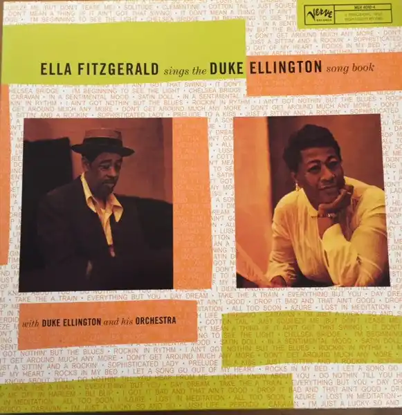 Price Drop Ella Fitzgerald With Duke Ellington And His Orchestra : Ella Fitzgerald Sings The Duke Ellington Song Book 4xLP, Album, Mono, RE + Box (VG+ / VG) - Dig Vinyl