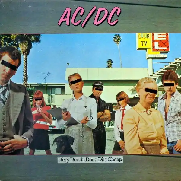 Seasonal Sale AC/DC : Dirty Deeds Done Dirt Cheap LP, Album, RE (VG+ / VG) - Dig Vinyl
