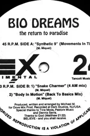 Bio Dreams* : The Return To Paradise 12" (VG / Generic) - Dig Vinyl Crafted