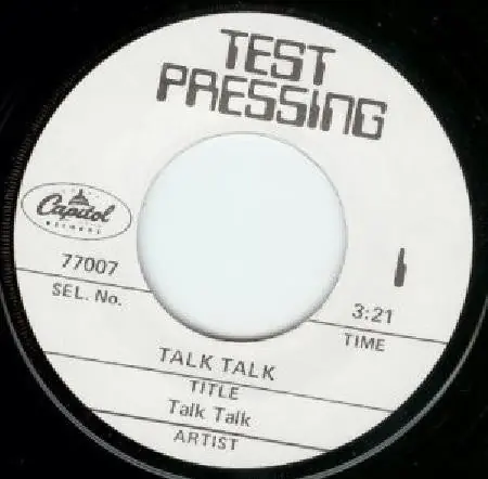 Time-Limited Talk Talk : Talk Talk 7", Single, TP (NM or M- / VG+) - Dig Vinyl