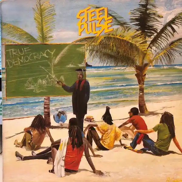 Steel Pulse : True Democracy LP, Album (VG+ / VG+) - Dig Vinyl No Minimum Order