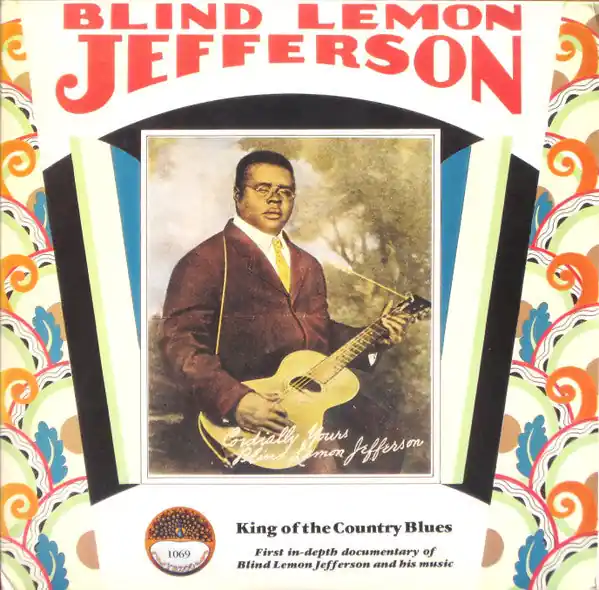 Markdown Blind Lemon Jefferson : King Of The Country Blues 2xLP, Comp, Gat (VG+ / VG+) - Dig Vinyl