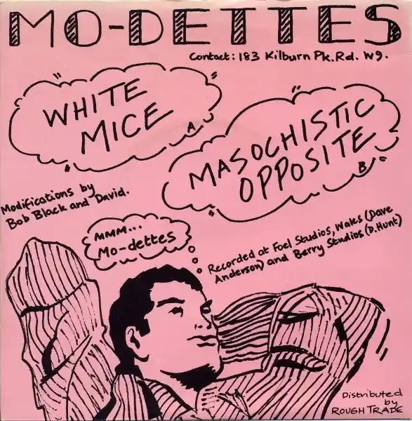 Mo-Dettes : White Mice / Masochistic Opposite 7" (VG+ / VG+) - Dig Vinyl Free Returns