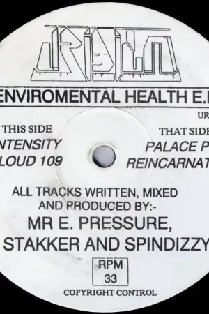 Mega Sale Mr E. Pressure, Stakker And Spindizzy : Enviromental Health E.P. 12", EP (VG / Generic) - Dig Vinyl
