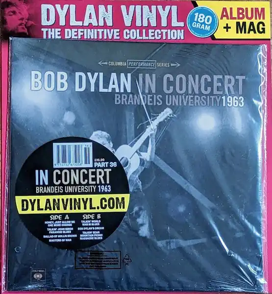 Bob Dylan : In Concert - Brandeis University 1963 LP, Album, Mono, RE (M / M) - Dig Vinyl Warranty Included