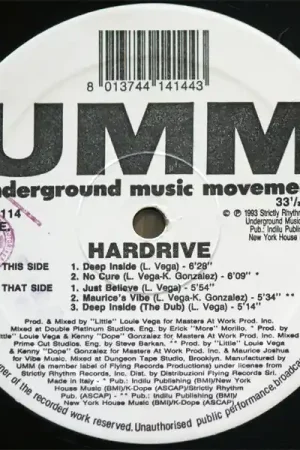 Hardrive : Deep Inside 12", Whi (VG / Generic) - Dig Vinyl Best Price