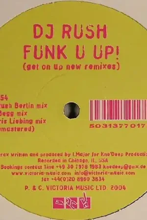 DJ Rush : Funk U Up 12" (VG / VG+) - Dig Vinyl Price Drop