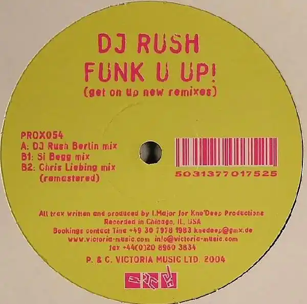 DJ Rush : Funk U Up 12" (VG / VG+) - Dig Vinyl Price Drop