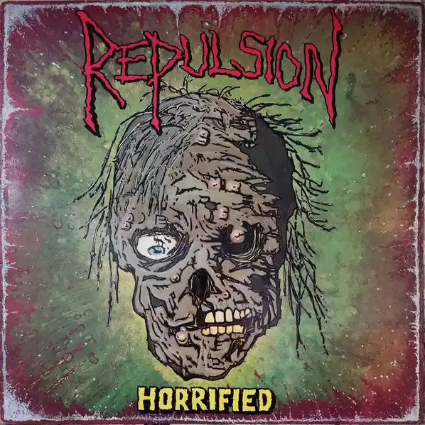 Repulsion : Horrified LP, Album, RE (VG+ / VG+) - Dig Vinyl Certified