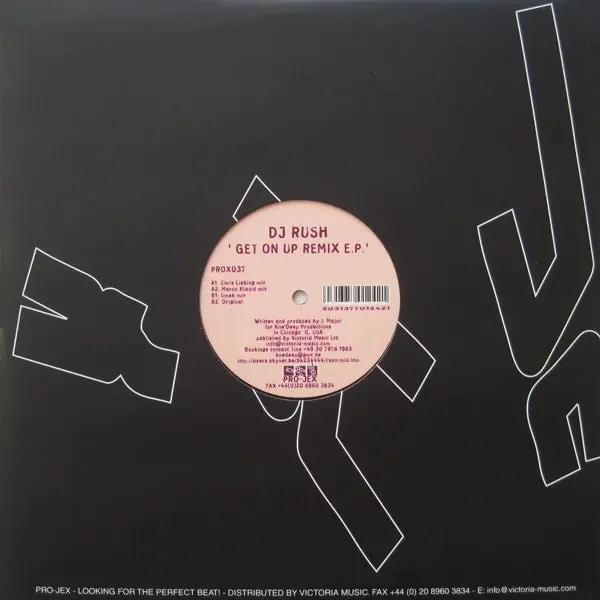 DJ Rush : Get On Up Remix E.P. 12", EP (VG / Generic) - Dig Vinyl Modern