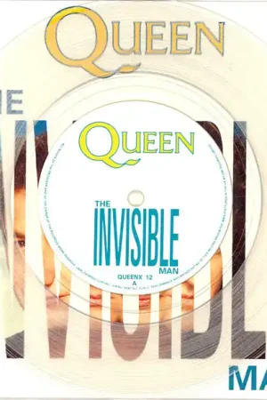 Queen : The Invisible Man 7", Single, Cle (NM or M- / NM or M-) - Dig Vinyl Warranty Included
