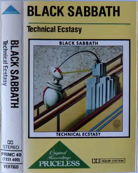 Black Sabbath : Technical Ecstasy Cass, Album, RE, Gre (VG+ / VG+) - Dig Vinyl Hot Picks