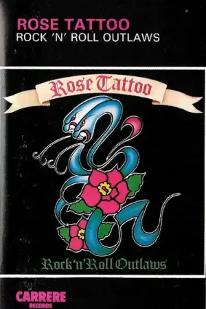Express Delivery Rose Tattoo : Rock 'N' Roll Outlaws Cass, Album (VG+ / VG+) - Dig Vinyl