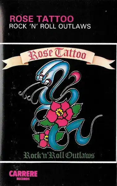 Express Delivery Rose Tattoo : Rock 'N' Roll Outlaws Cass, Album (VG+ / VG+) - Dig Vinyl