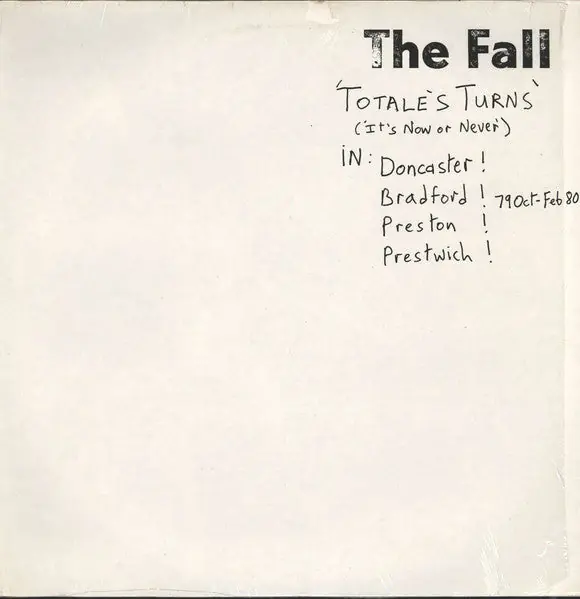 The Fall : Totale's Turns (It's Now Or Never) LP, Album, RE, Mat (VG+ / VG) - Dig Vinyl Best Seller