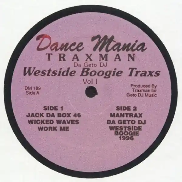 Traxman Da Geto DJ* : Westside Boogie Traxs - Vol I 12", RE (M / Generic) - Dig Vinyl Low Price
