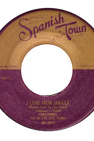 Chris Powell And His Five Blue Flames* : I Come From Jamaica / Country Girl Blues 7", Single (VG+ / Generic) - Dig Vinyl Cheap