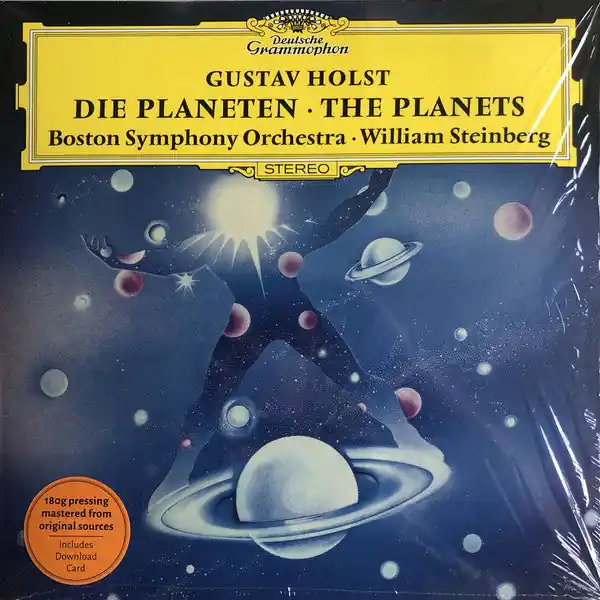 Crafted Gustav Holst - William Steinberg • Boston Symphony Orchestra : Die Planeten • The Planets LP, Album, RE, 180 (VG+ / VG+) - Dig Vinyl