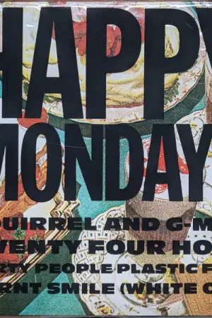 Get Yours Happy Mondays : Squirrel And G-Man Twenty Four Hour Party People Plastic Face Carnt Smile (White Out) LP, Album, PVC (VG / VG+) - Dig Vinyl