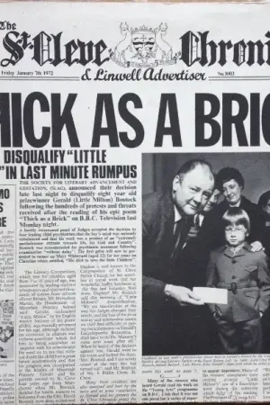Jethro Tull : Thick As A Brick LP, Album, New (VG / VG) - Dig Vinyl Buy Direct