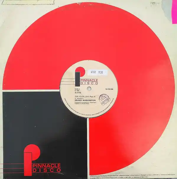 Professional Grade Delroy Washington : For Your Love 12" (VG+ / VG+) - Dig Vinyl