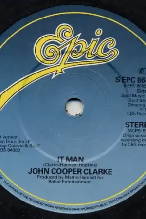 Viral John Cooper Clarke : It Man / Thirty Six Hours 7" (VG+ / VG) - Dig Vinyl