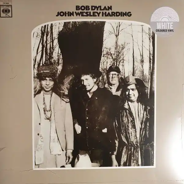 Bob Dylan : John Wesley Harding LP, Album, Ltd, RE, Whi (M / M) - Dig Vinyl Best Price
