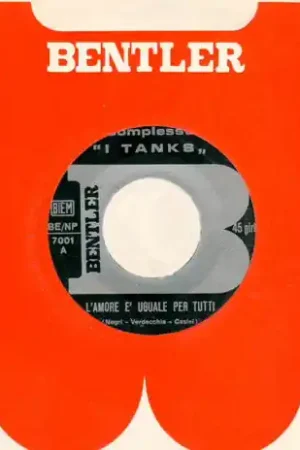 I Tanks : L'Amore È Uguale Per Tutti 7" (VG / Not Graded) - Dig Vinyl No Minimum Order