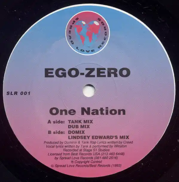 Wholesale Ego Zero : One Nation 12" (VG+ / Generic) - Dig Vinyl