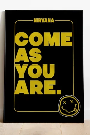 Shop Now Nirvana Come As You Are - Art Print
