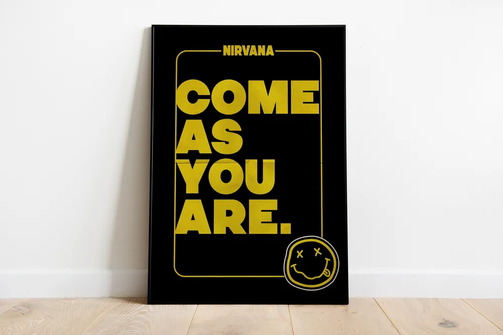 Shop Now Nirvana Come As You Are - Art Print