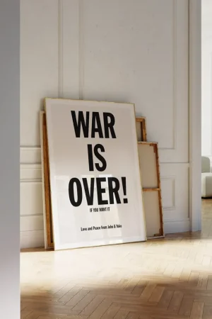 John & Yoko War Is Over - Art Print Fresh Stock