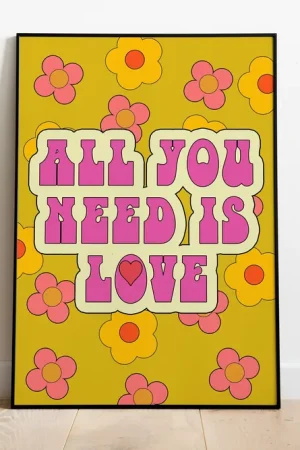 No Minimum Order All You Need Is Love - Art Print