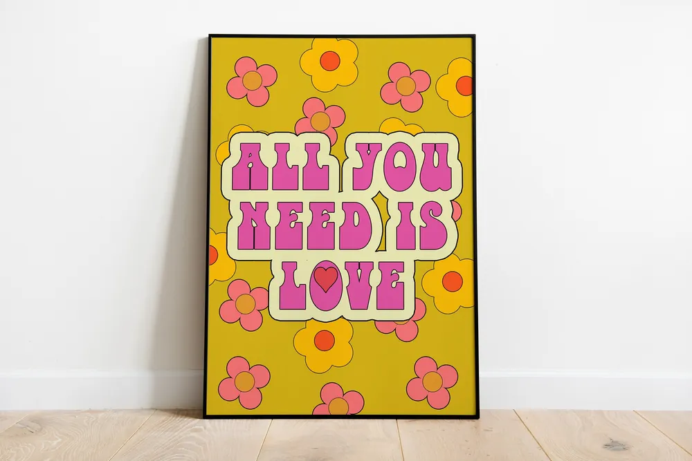 No Minimum Order All You Need Is Love - Art Print