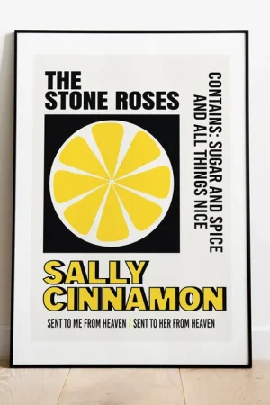 Instant Buy Stone Roses Sally Cinnamon - Art Print