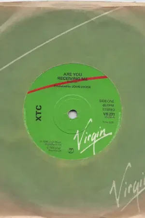 XTC : Are You Receiving Me? 7", Single, Sol (VG+ / VG) - Dig Vinyl Limited Edition