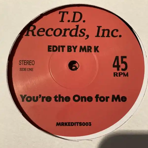 Exclusive D-Train / Theo Vaness : You're The One For Me / Sentimentally It's You 12" (M / Generic) - Dig Vinyl