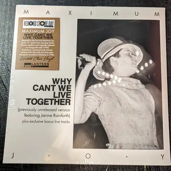 Maximum Joy : Why Can't We Live Together 12", RSD, Single, RE, RM, S/Edition, cle (M / M) - Dig Vinyl Grab Now
