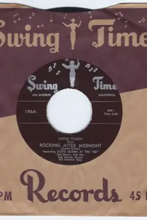Don’t Miss Out Lowell Fulson Featuring Lloyd Glenn : Every Day I Have The Blues / Rocking After Midnight 7" (VG+ / VG+) - Dig Vinyl