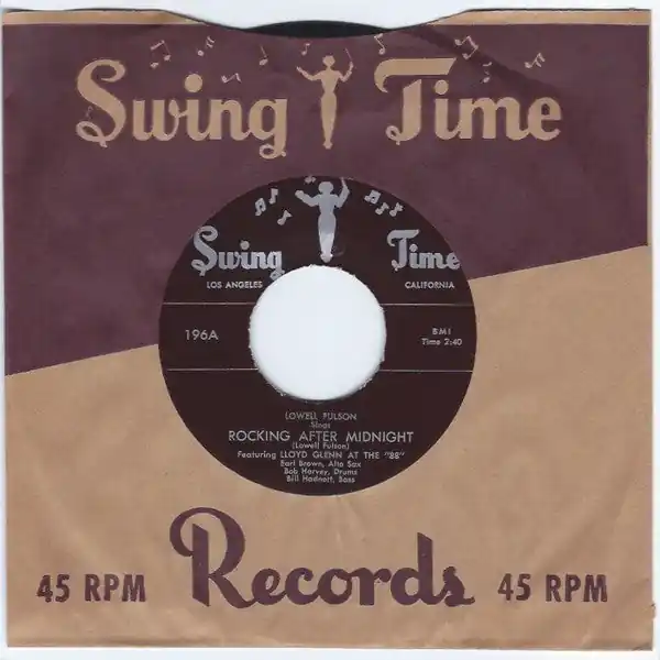 Don’t Miss Out Lowell Fulson Featuring Lloyd Glenn : Every Day I Have The Blues / Rocking After Midnight 7" (VG+ / VG+) - Dig Vinyl