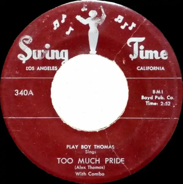 Play Boy Thomas* : Too Much Pride / No Doubt About It 7" (VG / VG+) - Dig Vinyl Price Cut
