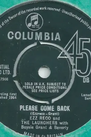 Free Shipping Ezz Reco And The Launchers With Boysie Grant & Beverly : Please Come Back 7" (VG / Generic) - Dig Vinyl