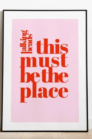 Talking Heads - This Must Be The Place - Art Print Fresh Stock