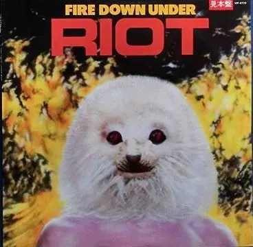 Buy Online Riot : Fire Down Under LP, Album, Promo (NM or M- / VG+) - Dig Vinyl